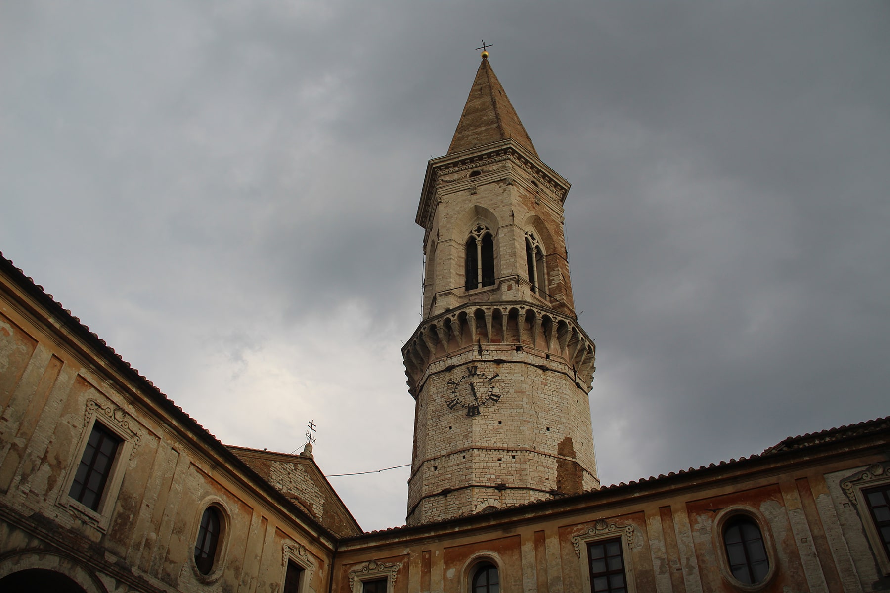 Bell tower of San Pietro abbey
