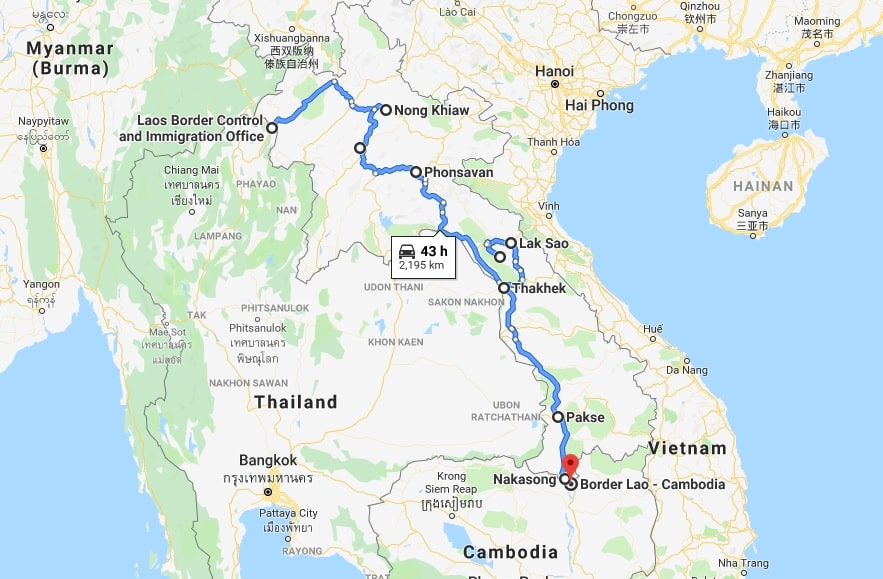 Itinerario di 20 giorni in Laos in Aprile