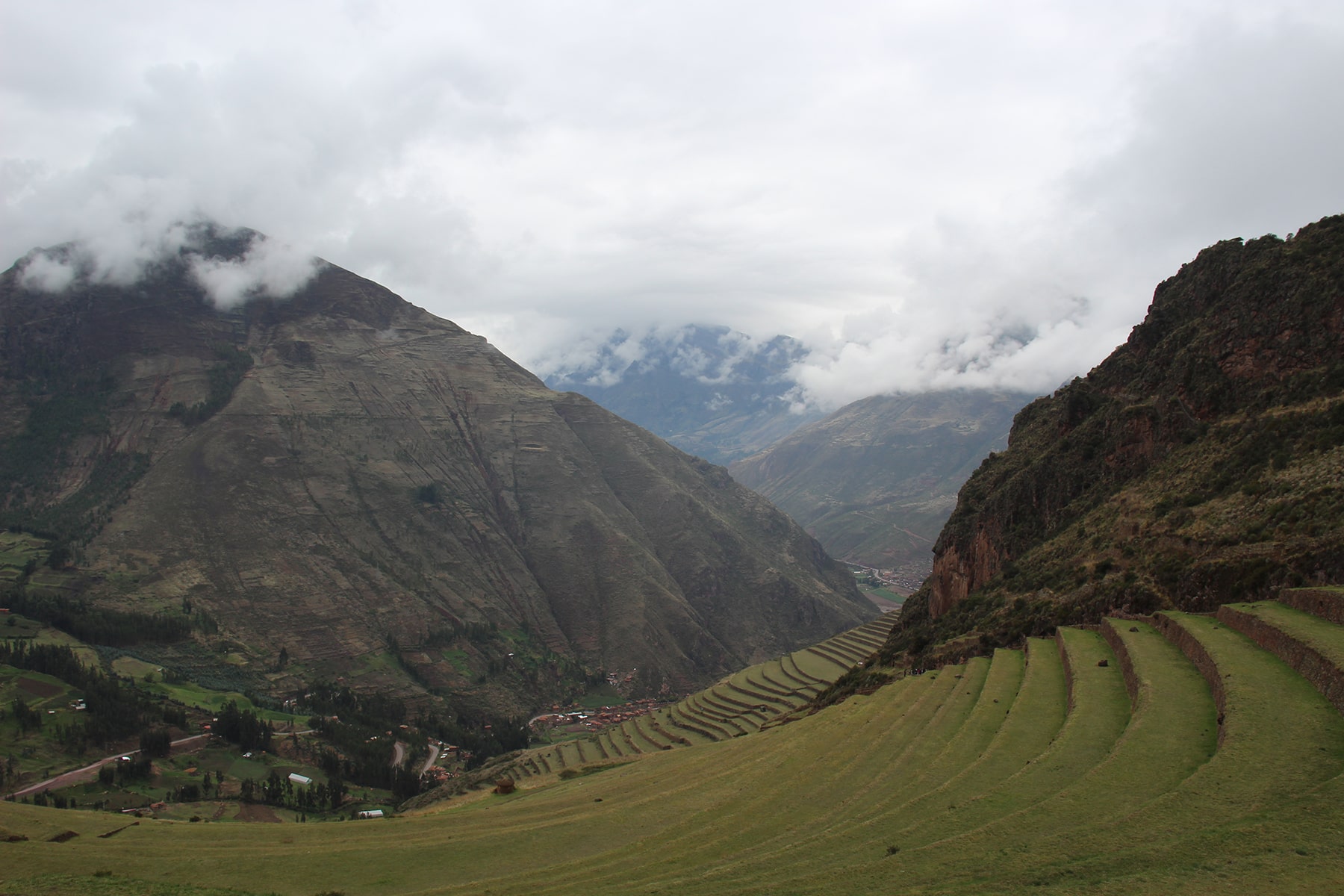 View on the mountains from Pisac