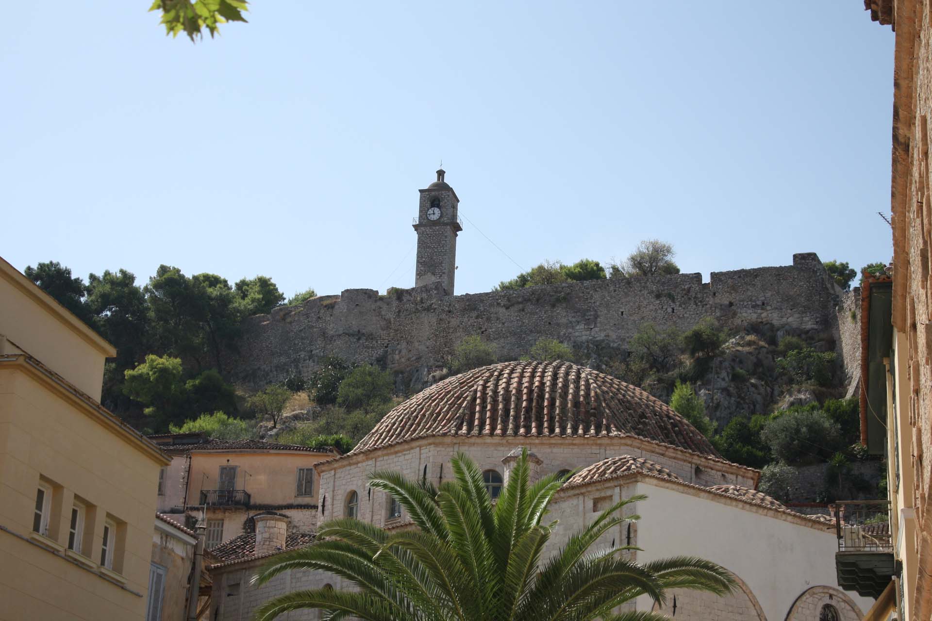 Mura del castello di Palamidi a Nauplia