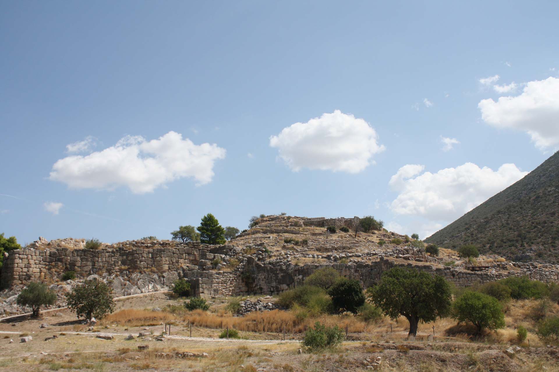 Colline delle rovine di Micene