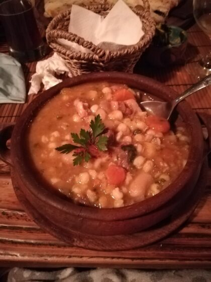 The locro soup